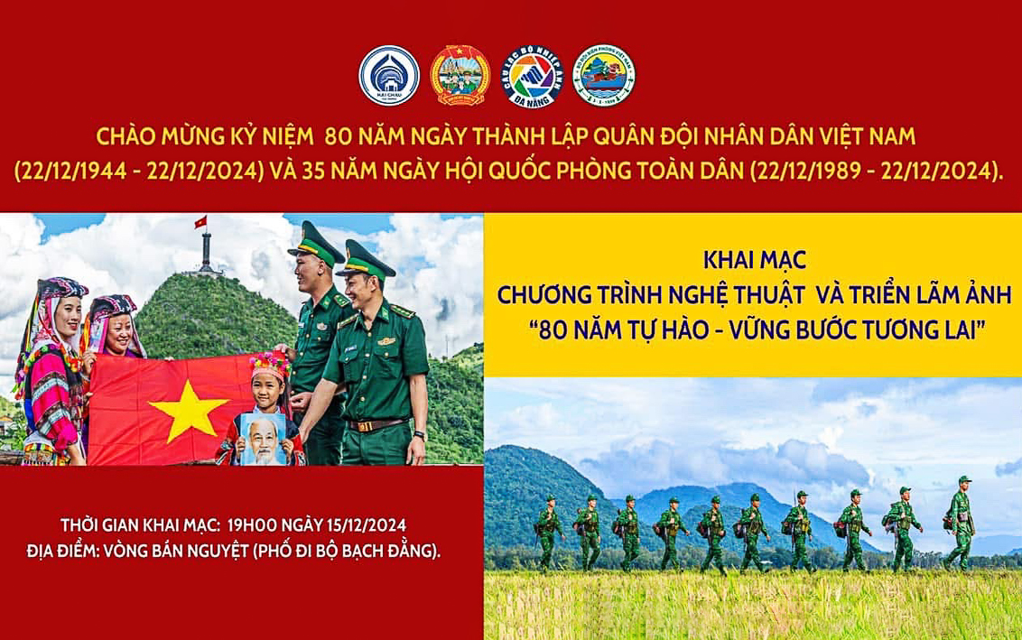 Chương trình Nghệ thuật và Triển lãm ảnh “80 NĂM TỰ HÀO QUÂN ĐỘI NHÂN DÂN VIỆT NAM"